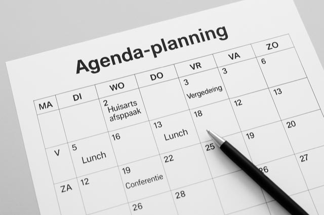 Agenda beheer service door Telecontact