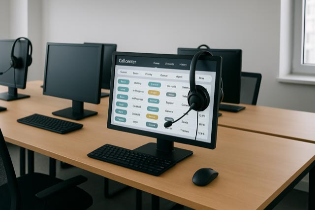 Moderne werkplek Telecontact